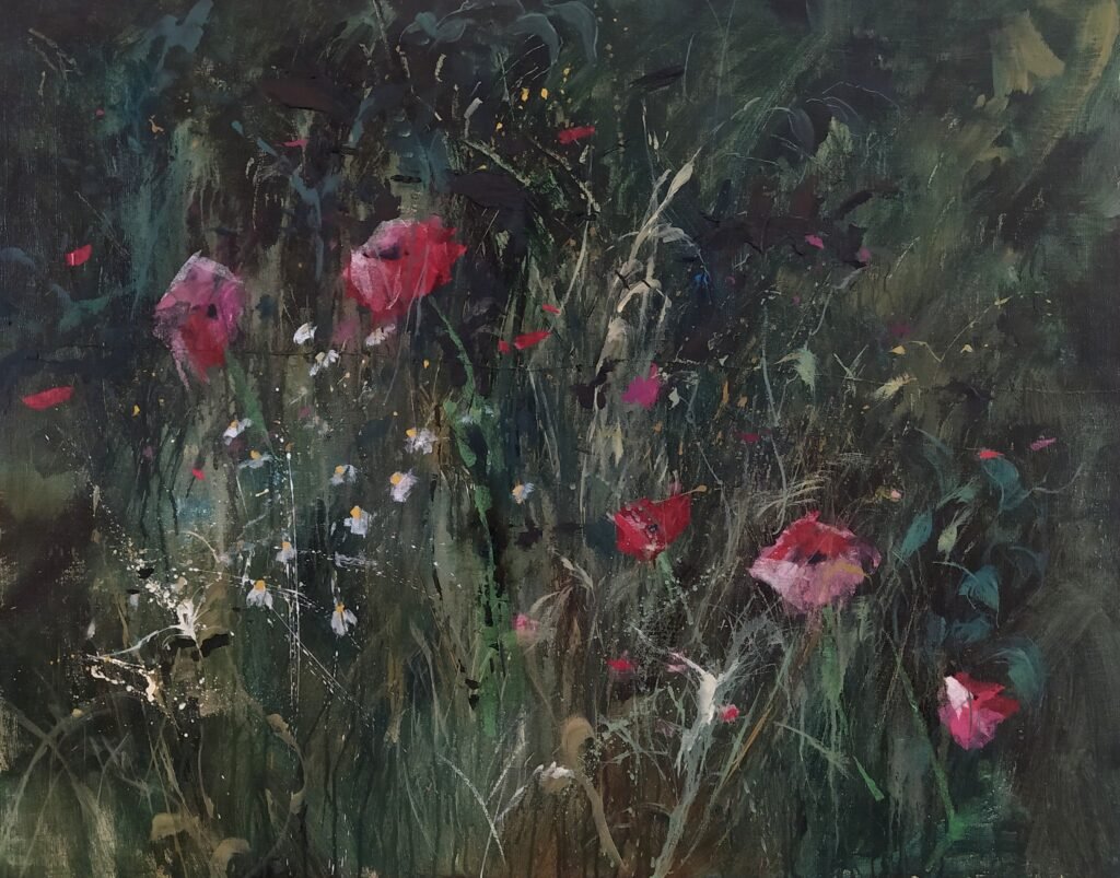 Amapolas y otras flores silvestres